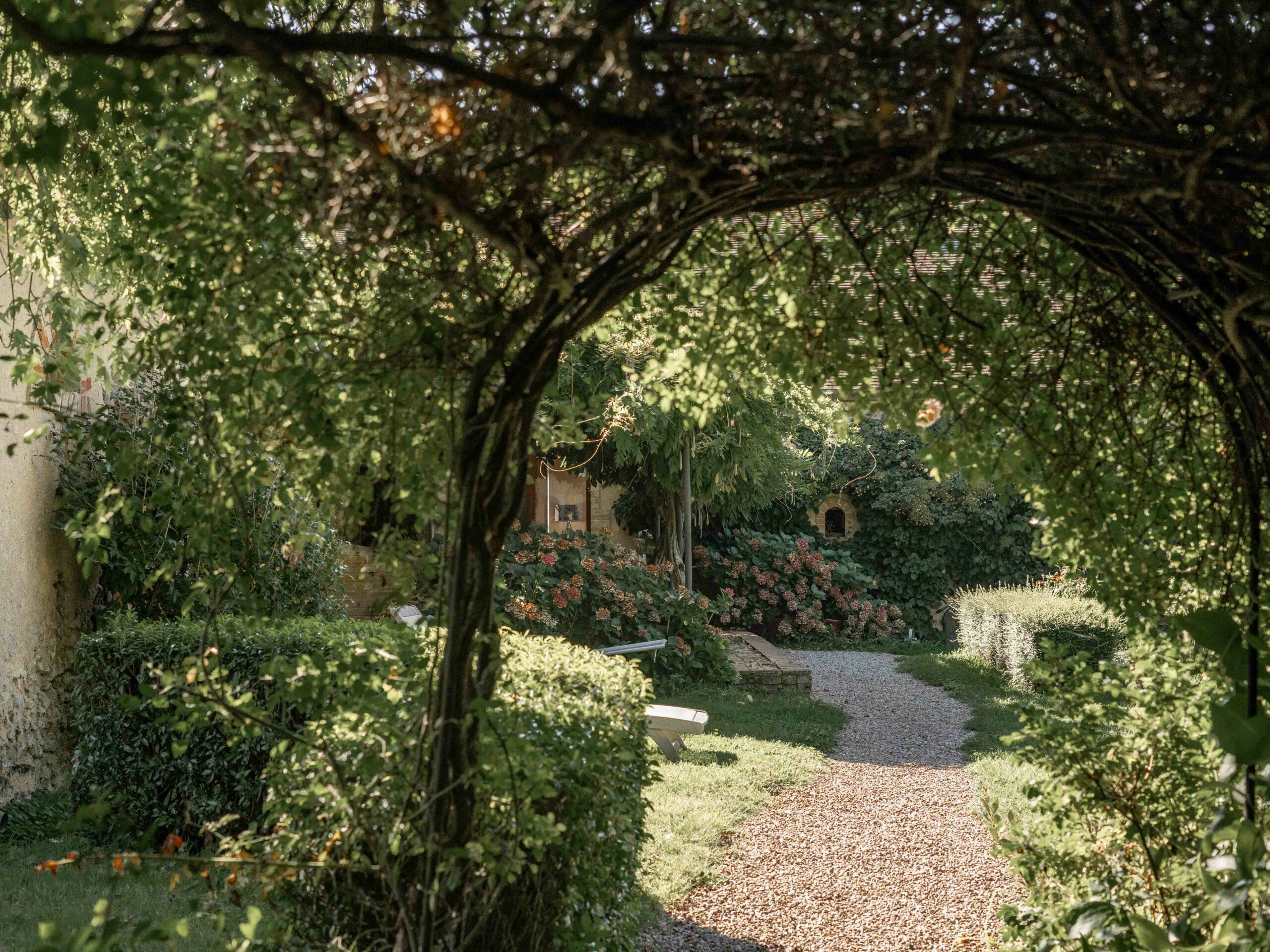 Roseraie du jardin du domaine du petit tertre